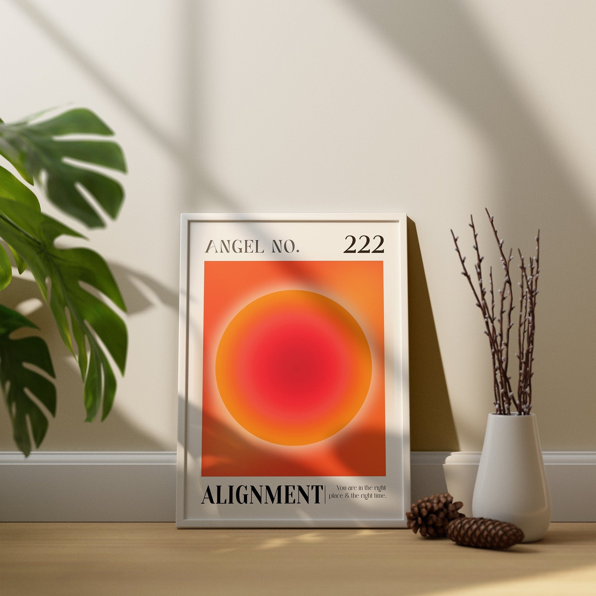 222 Alignment Angel Number Aura Energy Poster (5)