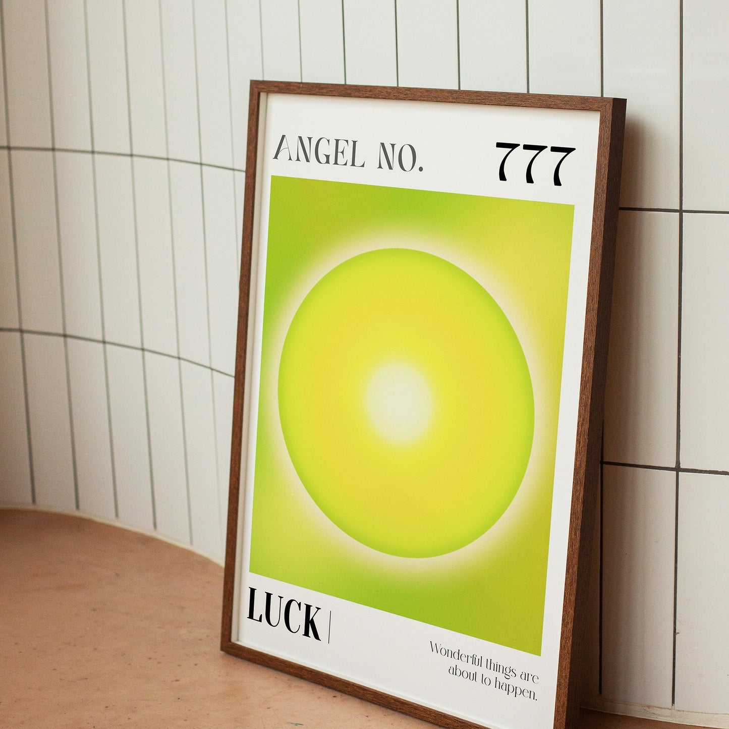 777 Luck Angel Number Manifesting Aura Energy Poster (2)