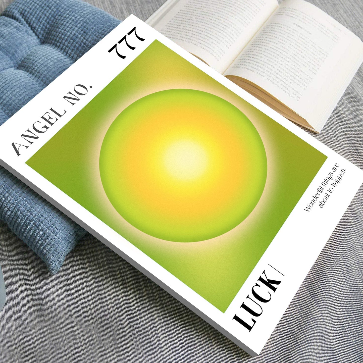 777 Luck Angel Number Manifesting Aura Energy Poster (4)