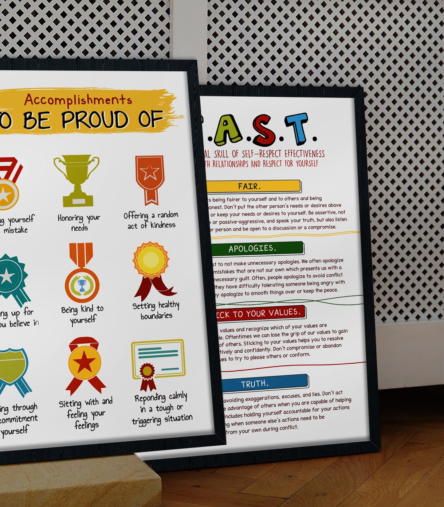 Accomplishments to Be Proud Self Esteem Poster (3)