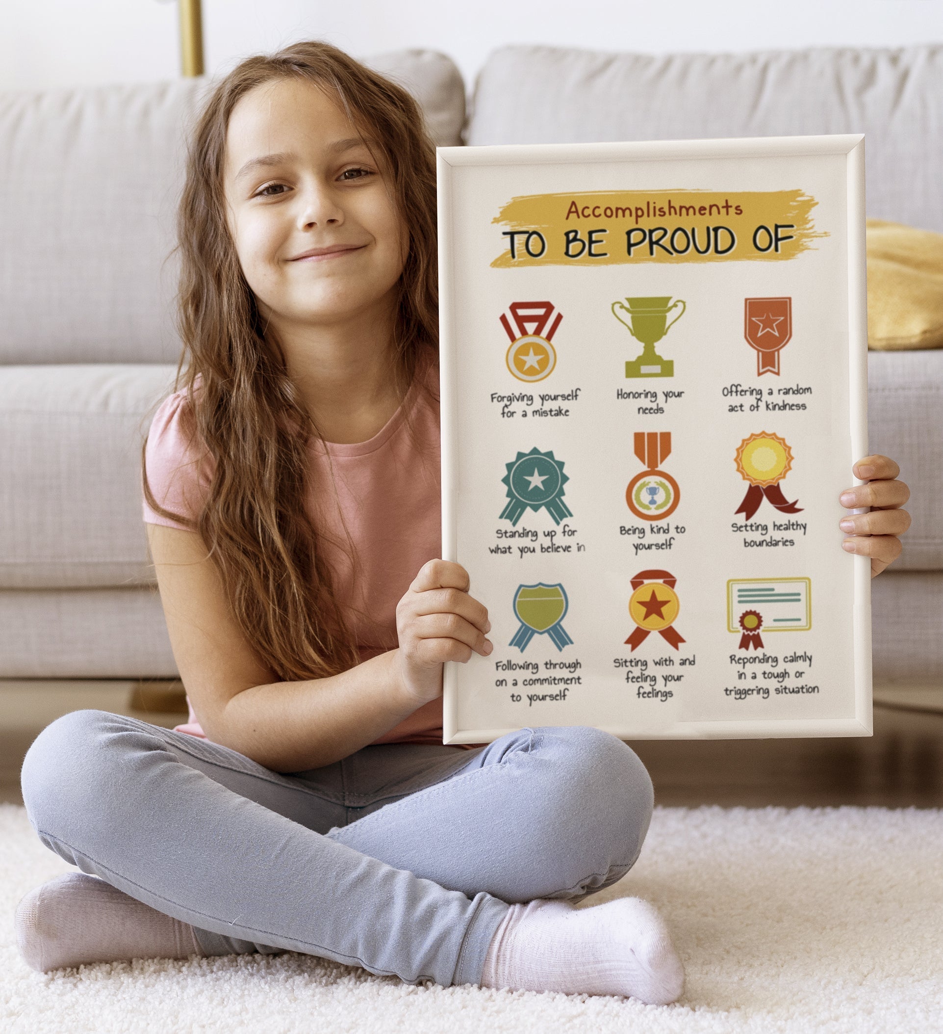 Accomplishments to Be Proud Self Esteem Poster (5)