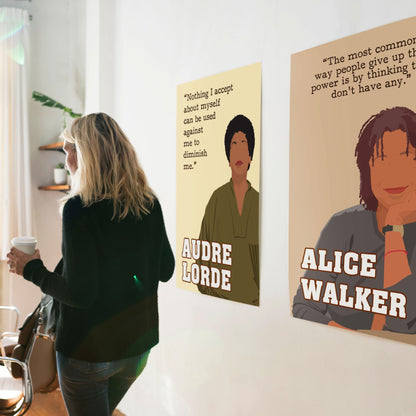 Alice Walker Poet Diverse Social Activist Poster (3)