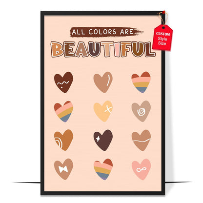 All Colors are Beautiful Poster