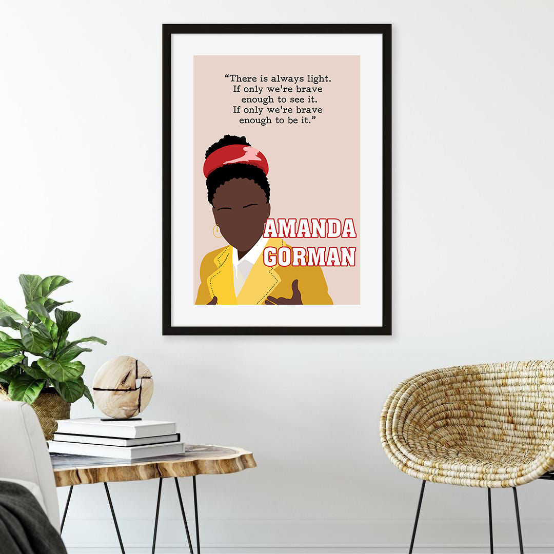 Amanda Gorman Black History Women Empowerment Poster (5)