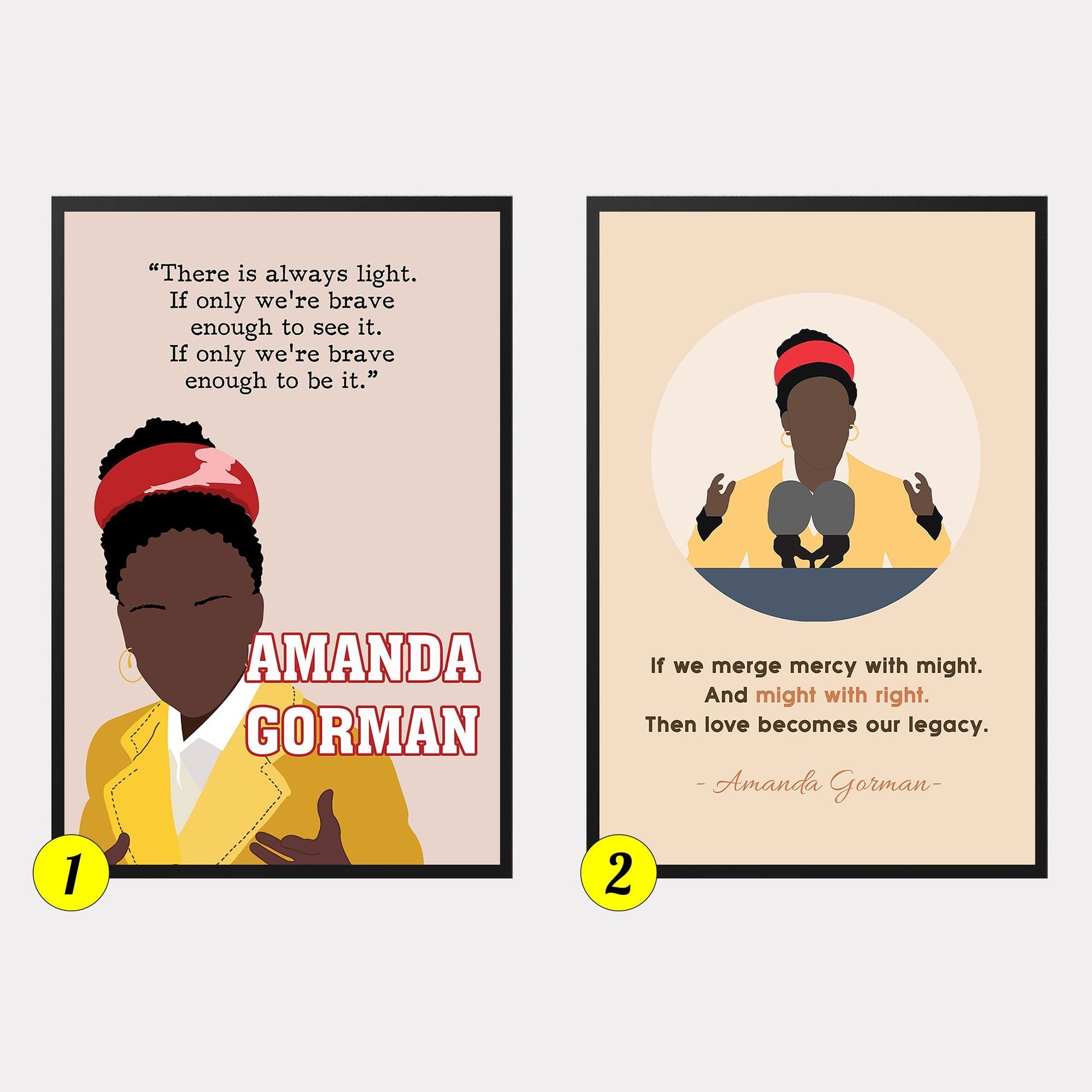 Amanda Gorman Black History Women Empowerment Poster (6)