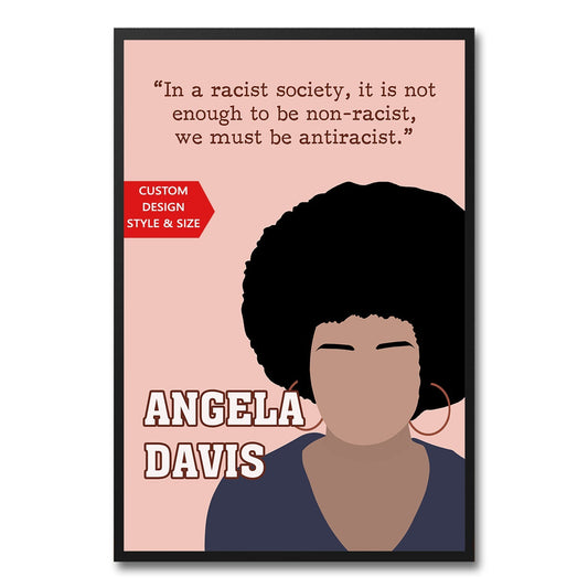 Angela Davis Black Women Poster