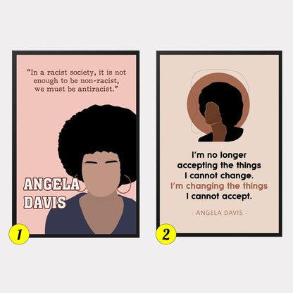 Angela Davis Feminist Black Women in History Poster (6)