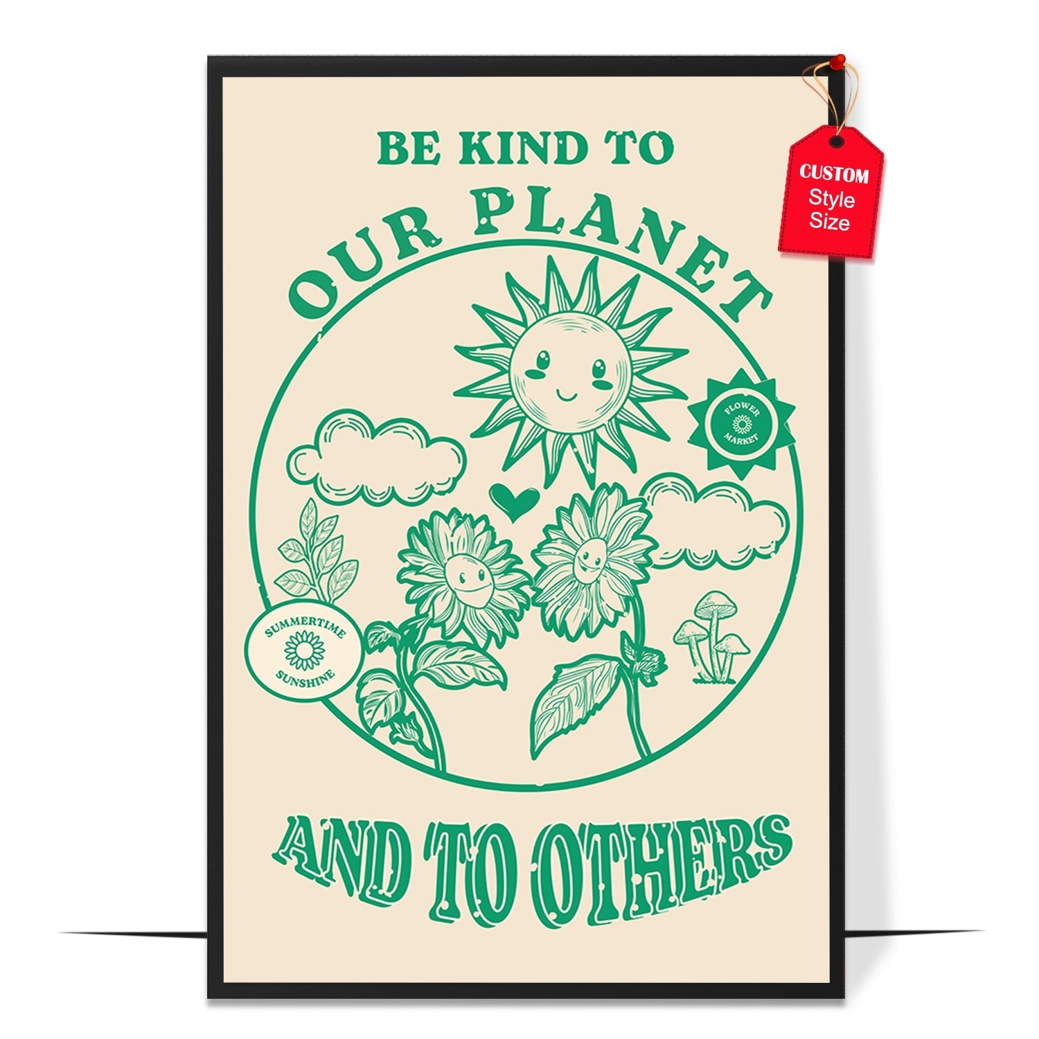 Be Kind to Our Planet Poster