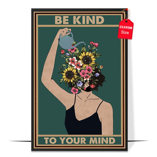 Be Kind to Your Mind Poster Design 1