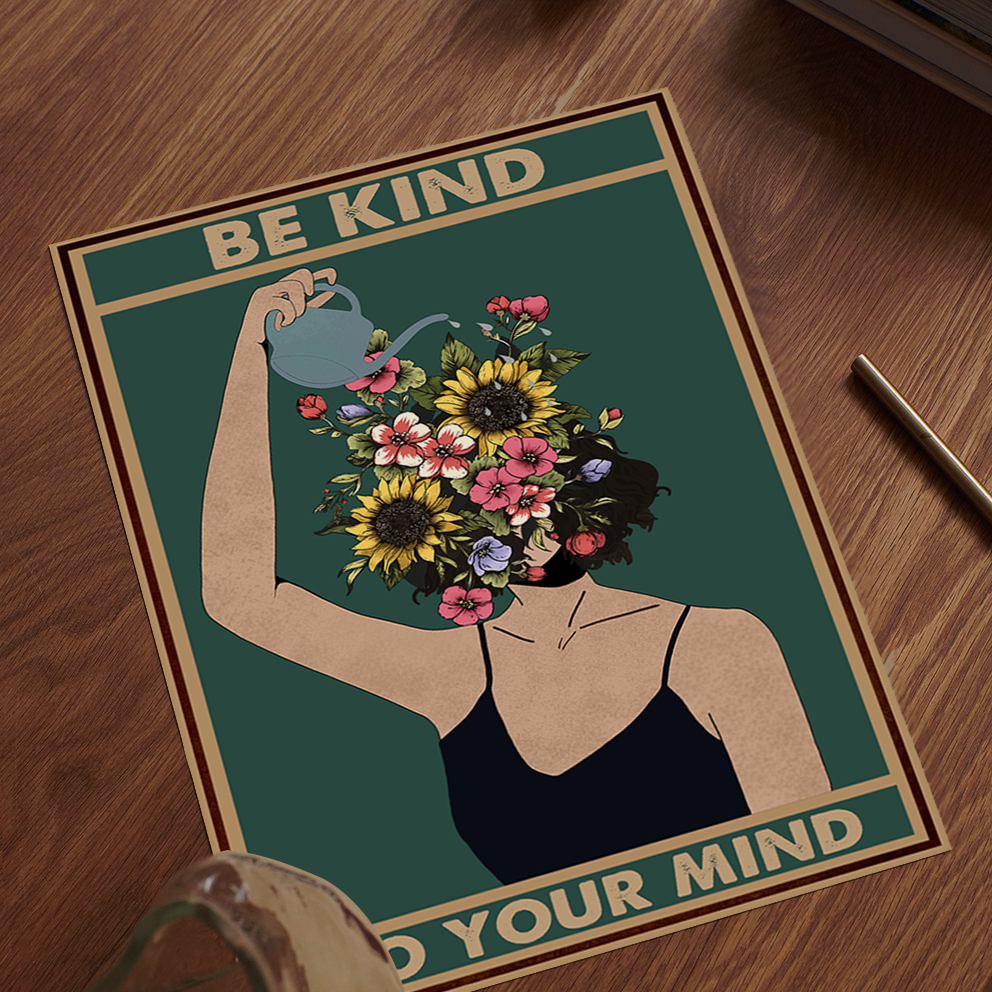 Be Kind to Your Mind Mental Health Poster Design 1 (1)