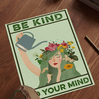 Be Kind to Your Mind Mental Health Poster Design 2 (1)