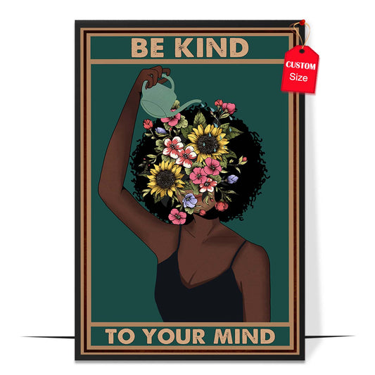 Be Kind to Your Mind Poster Design 3