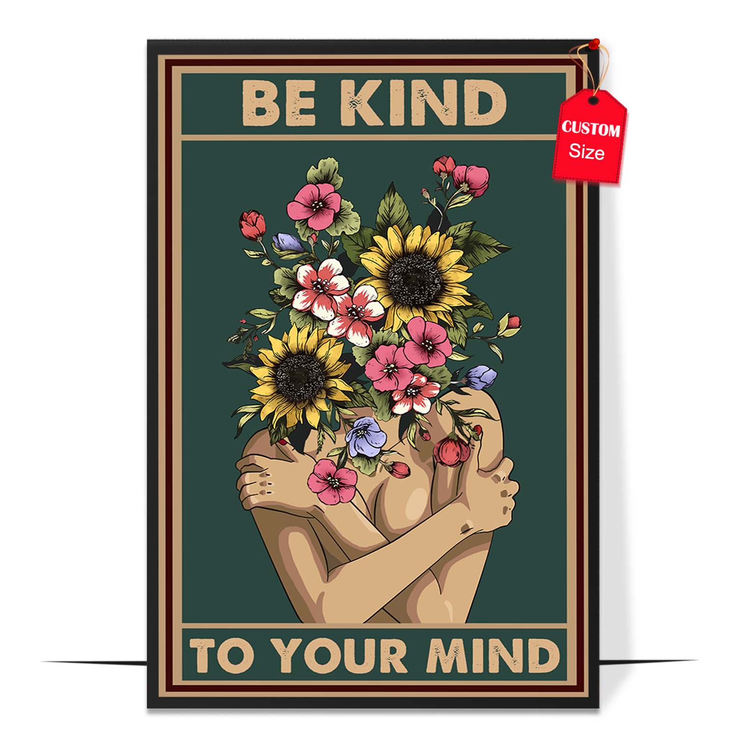 Be Kind to Your Mind Poster Design 4