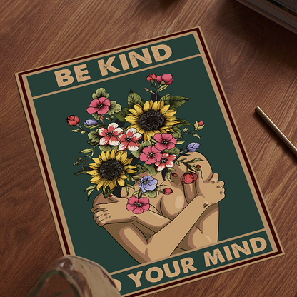 Be Kind to Your Mind Mental Health Poster Design 4 (1)