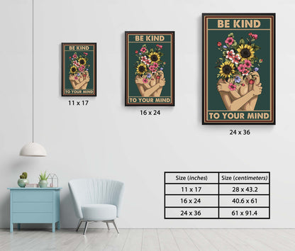 Be Kind to Your Mind Mental Health Poster Design 4 (6)