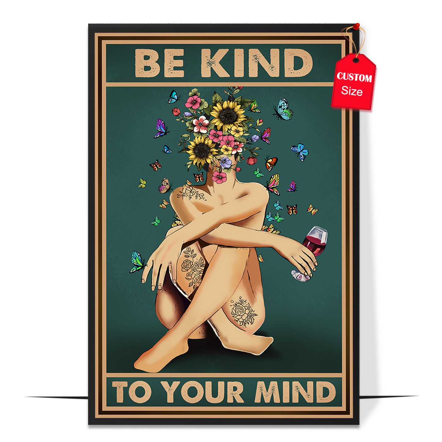 Be Kind to Your Mind Poster Design 6