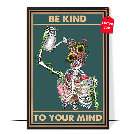 Be Kind to Your Mind Poster Design 7