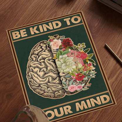 Be Kind to Your Mind Mental Health Poster Design 8 (4)