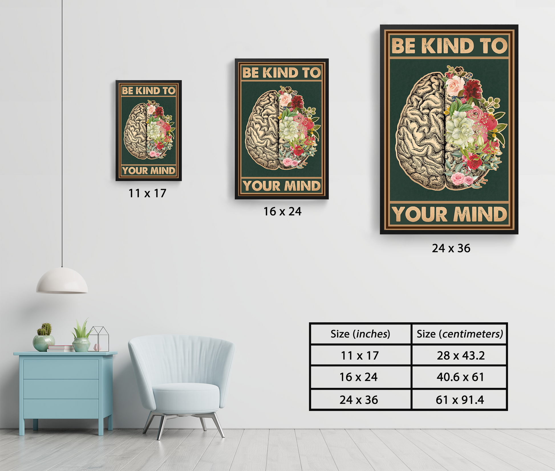 Be Kind to Your Mind Mental Health Poster Design 8 (5)