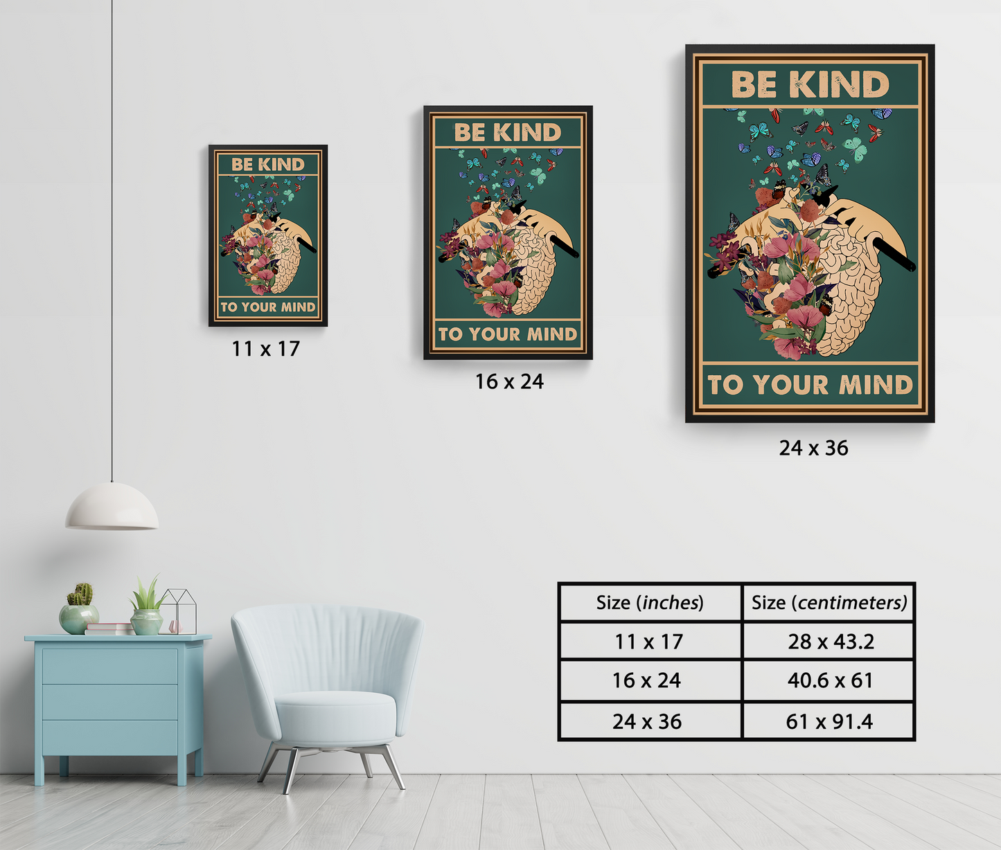 Be Kind to Your Mind Mental Health Poster Design 9 (7)