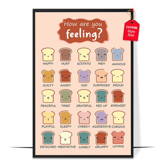 Boho Feelings Mood Poster