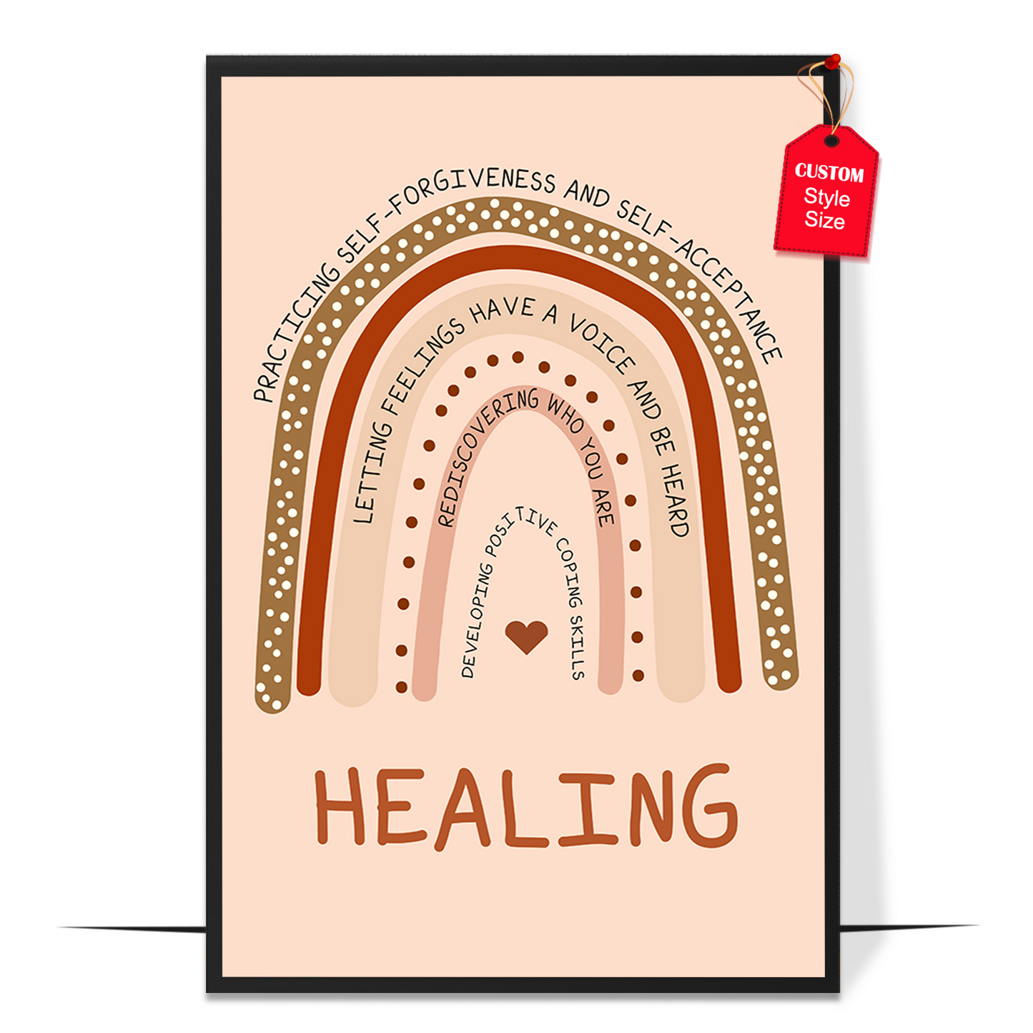 Boho Healing Poster