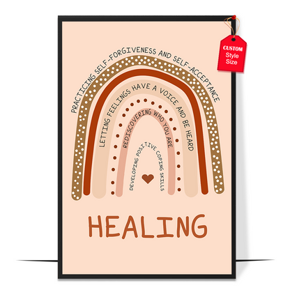 Boho Healing Poster