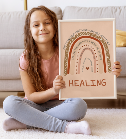 Boho Healing CBT Therapy Mental Health Poster (5)