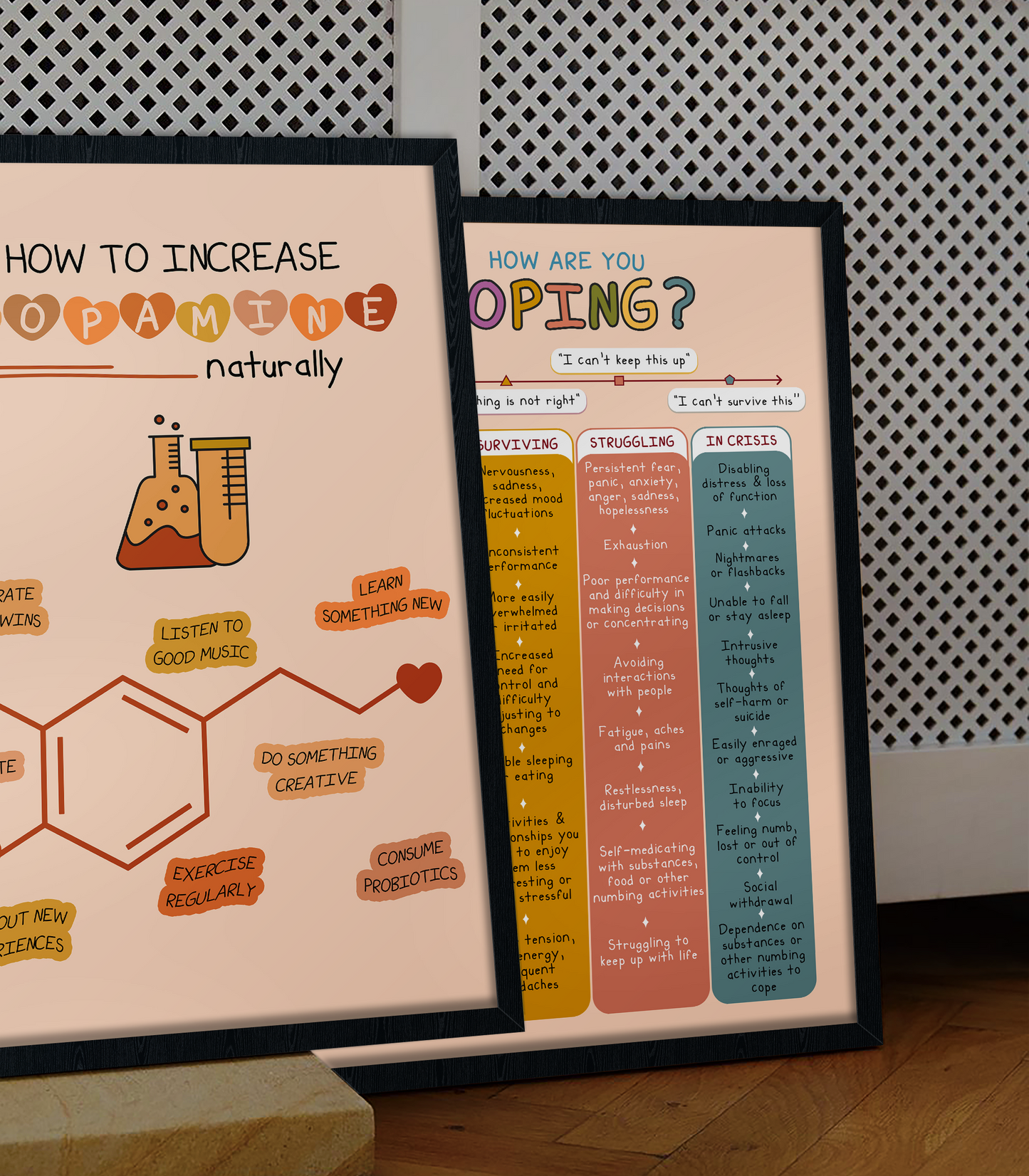 Boho How to Increase Dopamine Naturally Poster (3)