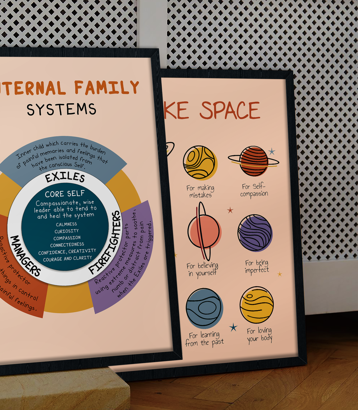 Boho Internal Family Systems Mental Health Poster (3)