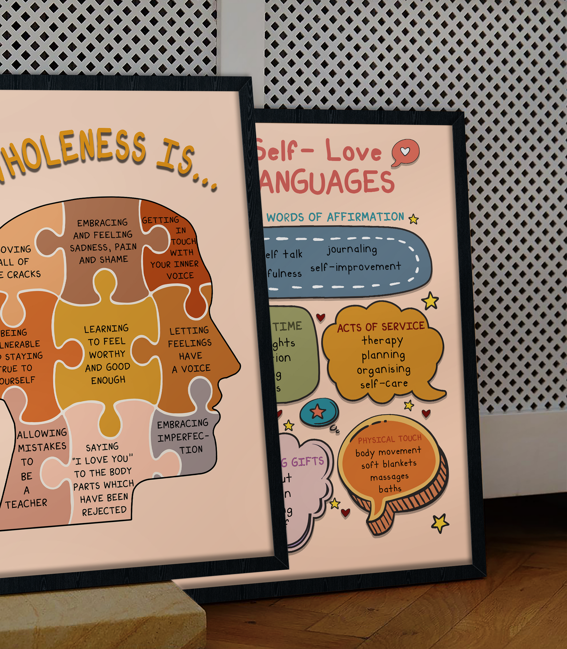 Boho Wholeness is Therapy Mental Health Poster (3)