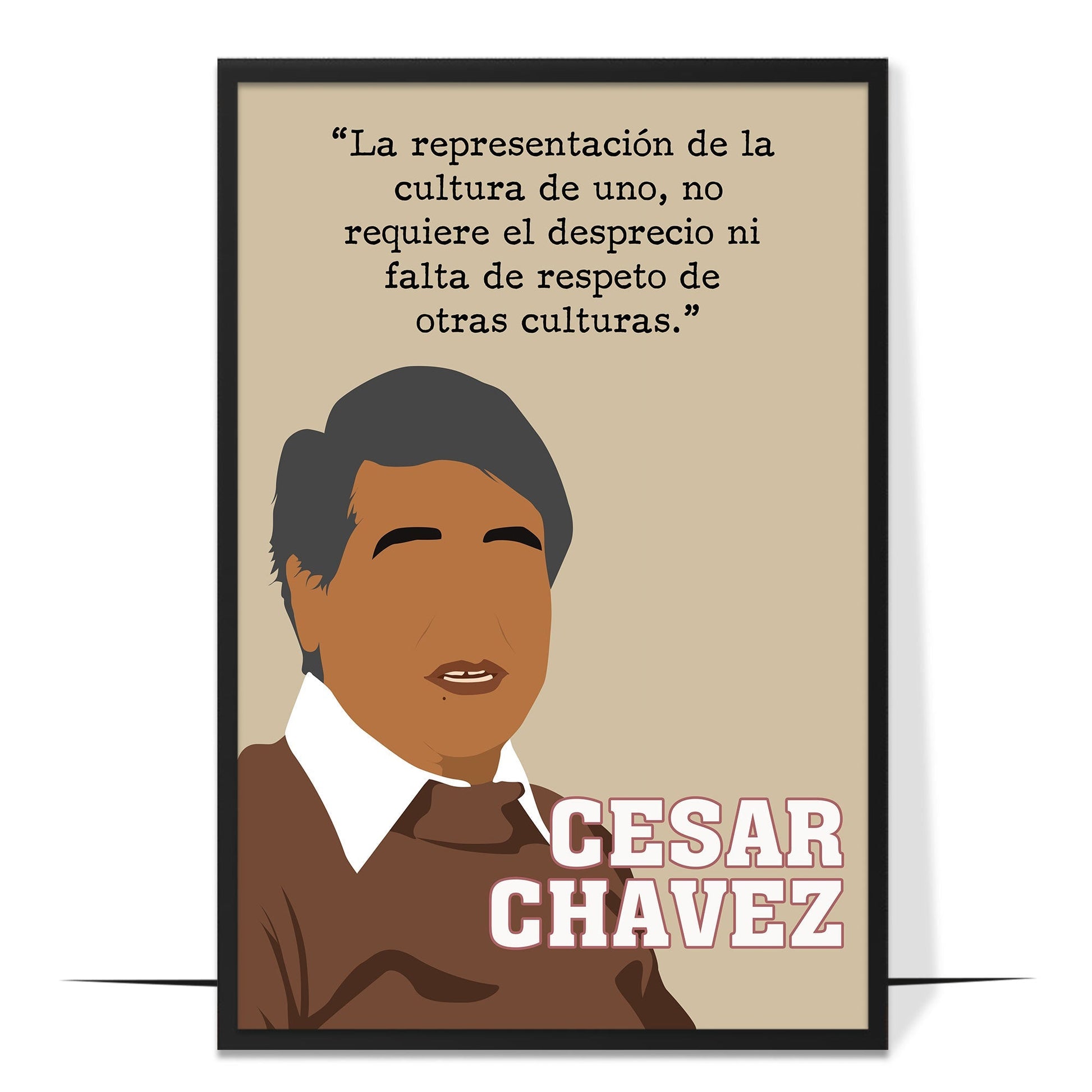 Cesar Chavez Latino Labor Leader Poster