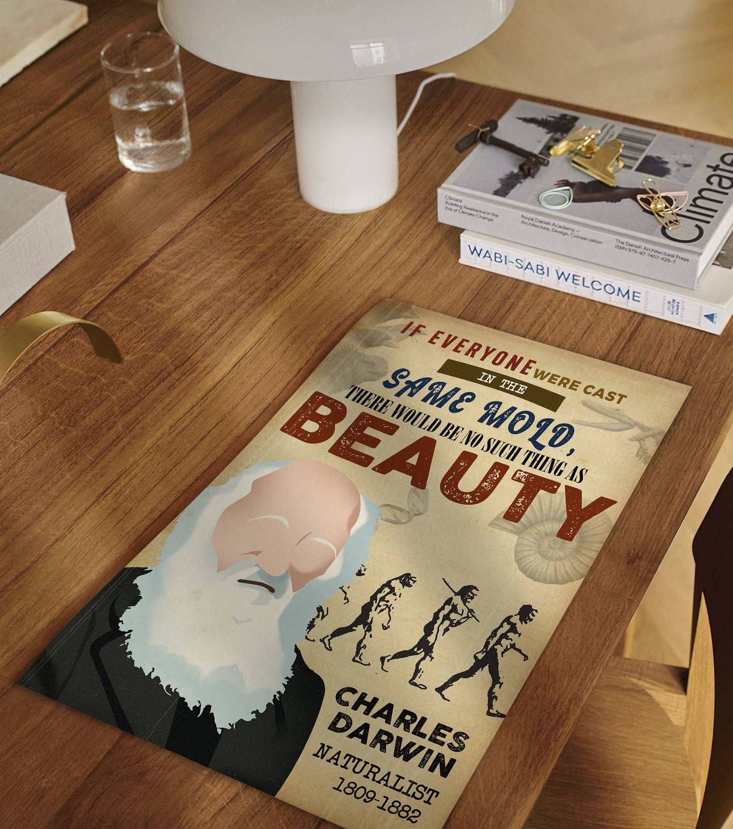 Charles Darwin Father of Evolution Scientist Poster (2)