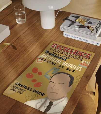 Charles Drew Black Surgeon Medical Researcher Poster (2)