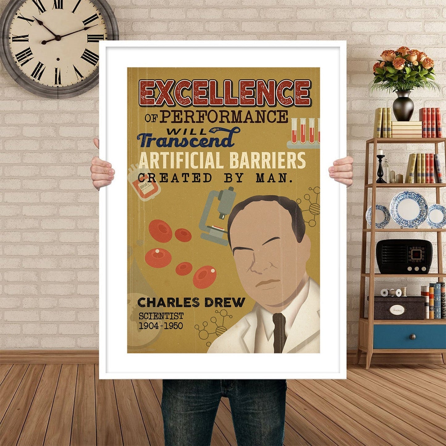 Charles Drew Black Surgeon Medical Researcher Poster (5)