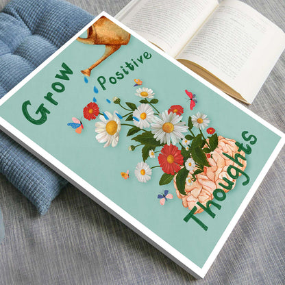 Colorful Grow Positive Thoughts Mental Health Poster (4)