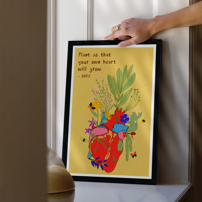 Colorful Plant So Your Own Heart Mental Health Poster (2)