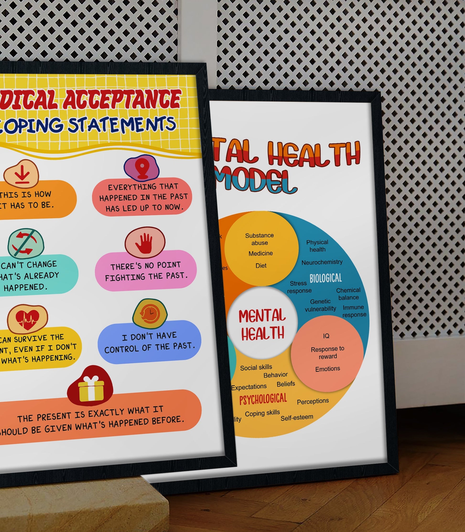 Coping Statement Radical Acceptance CBT Poster (3)