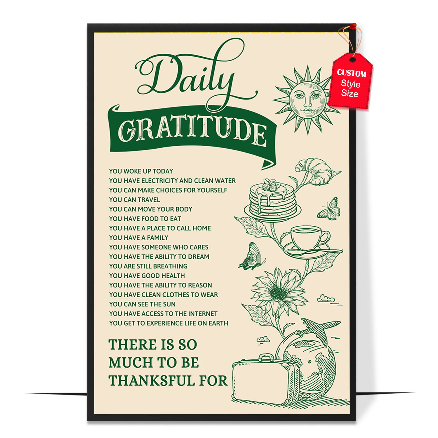 Daily Gratitude Poster