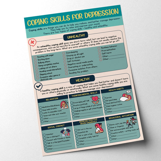 Depression Coping Skills Worksheet