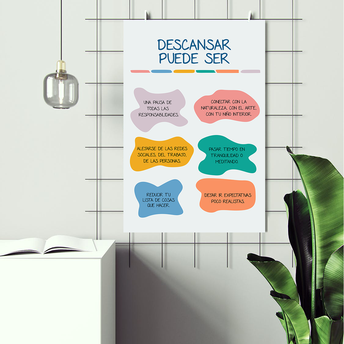 Descansar Puede Ser Spanish Mental Health Poster (2)