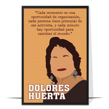 Dolores Huerta Labor Leader Poster