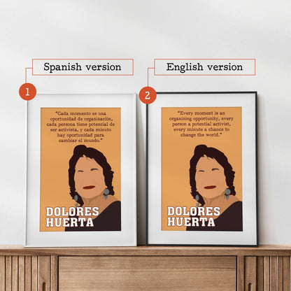 Dolores Huerta Spanish Civil Rights Activist Poster (6)