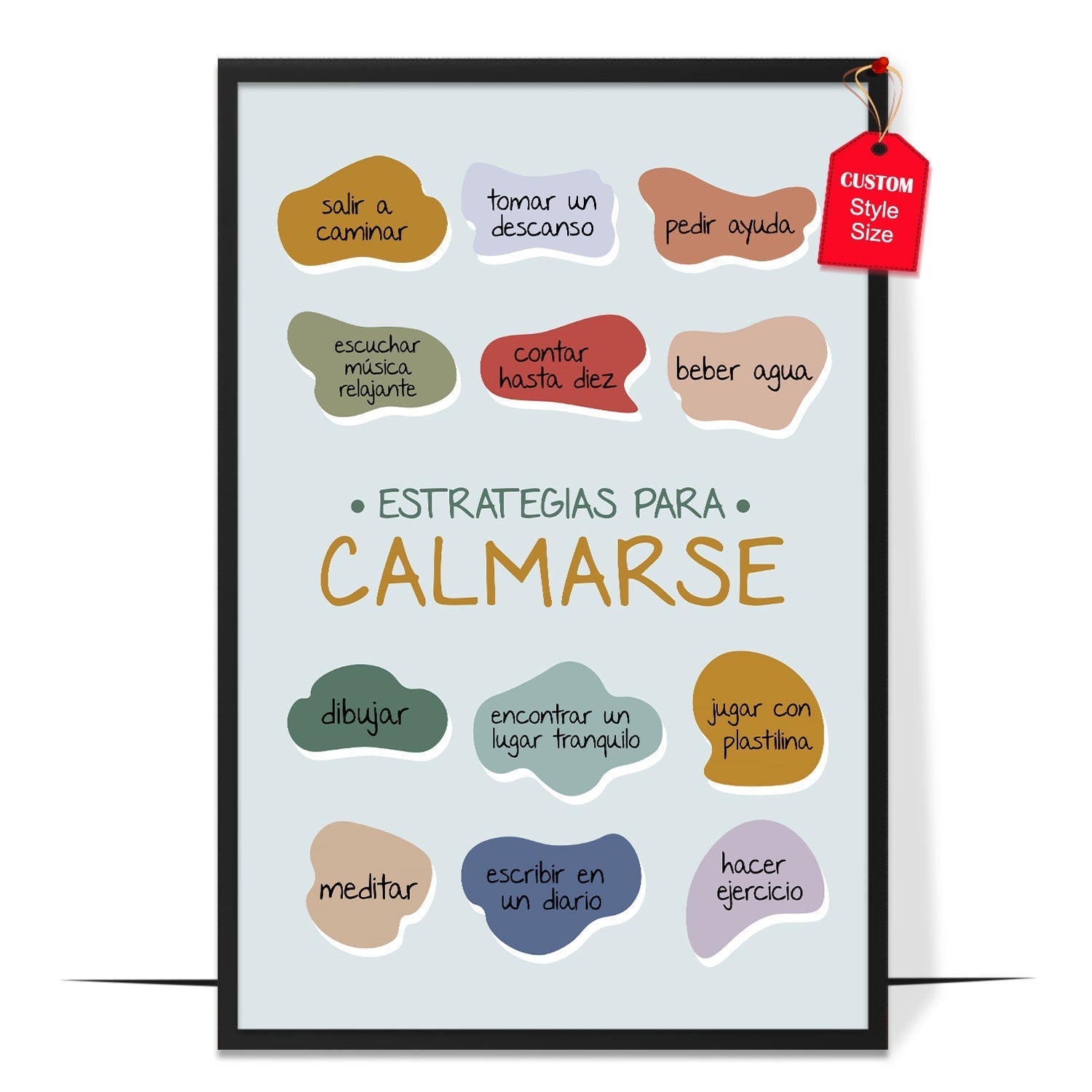 Estrategias Para Calmarse Poster