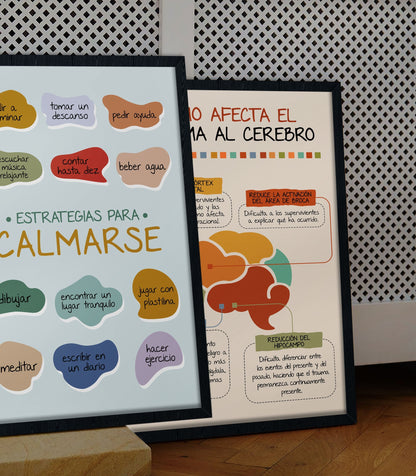 Estrategias Para Calmarse Spanish Therapy Poster (3)