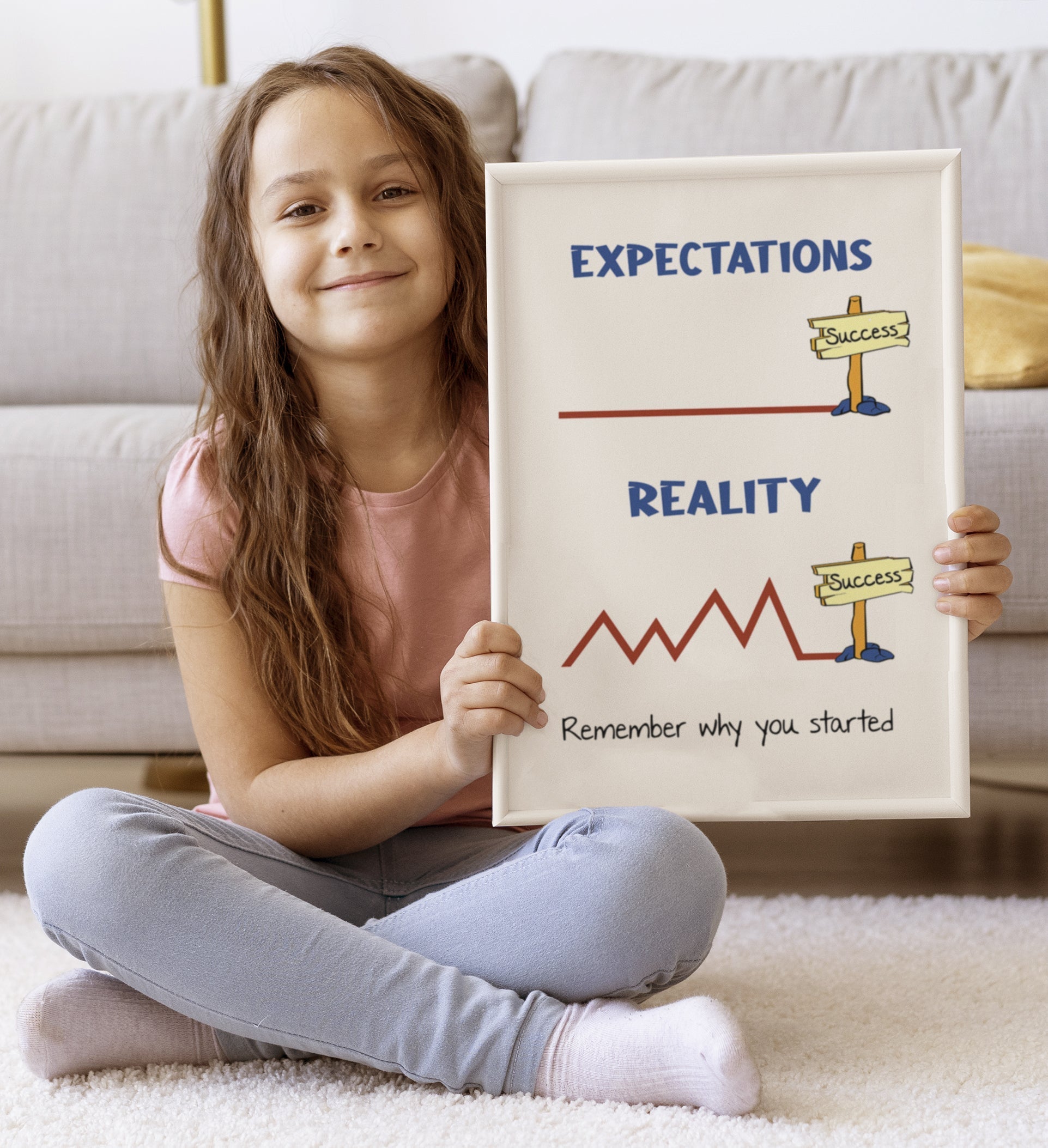 Expectation and Reality Mental Health Poster (5)