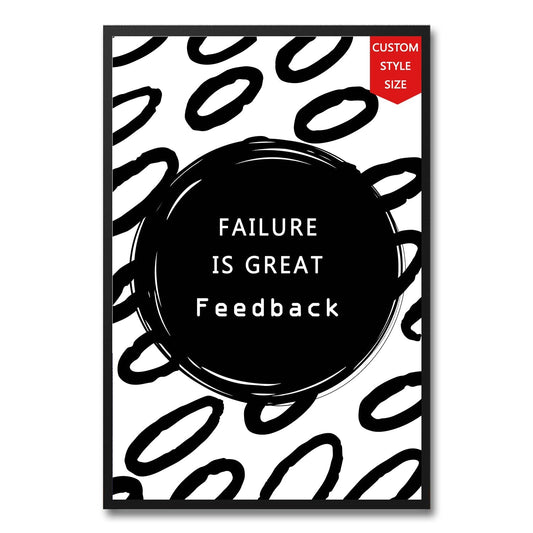 Failure Is Great Feedback Poster