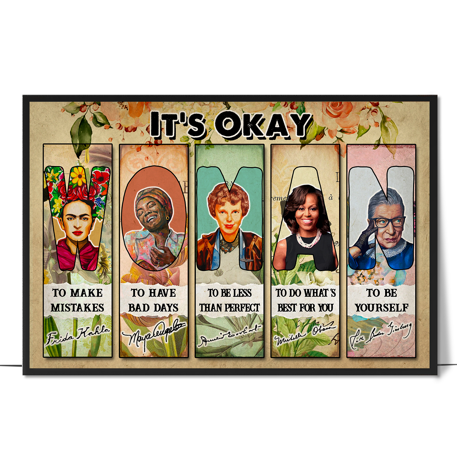 Feminist It's Okay Poster