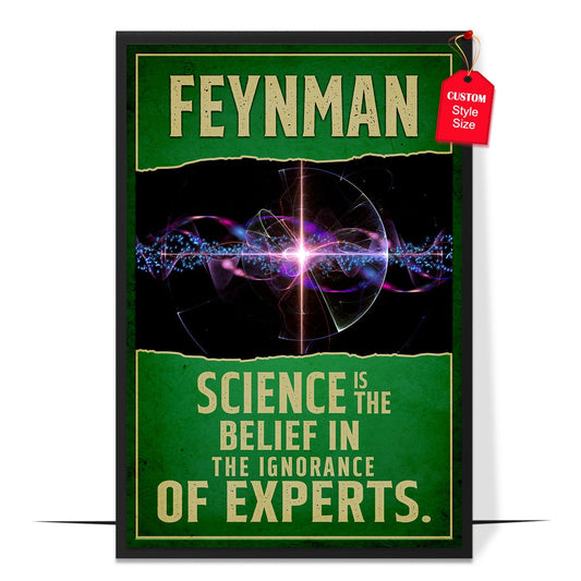 Feynman STEM Physicist Poster