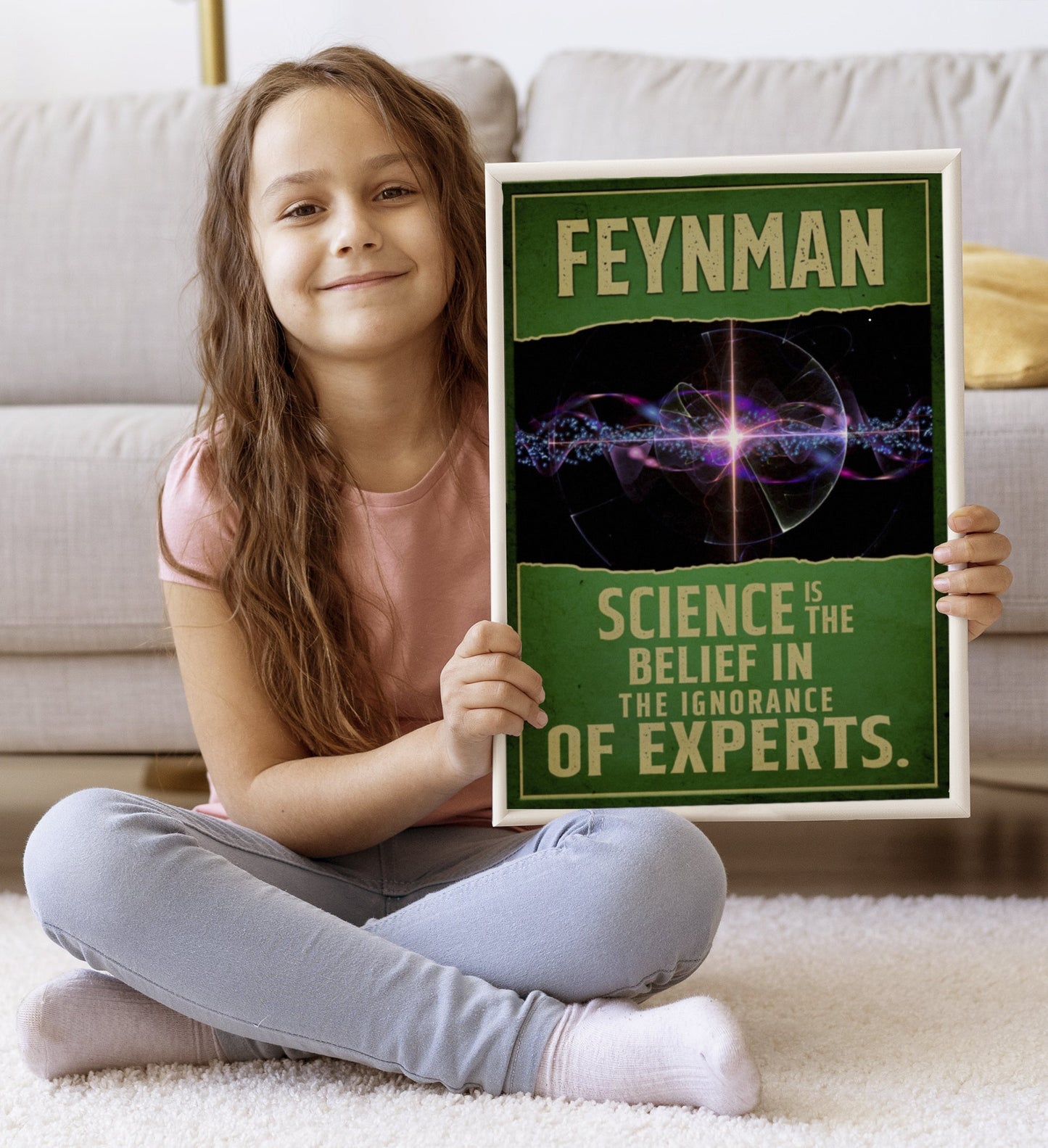 Feynman STEM Theoretical Physicist Quote Poster (5)